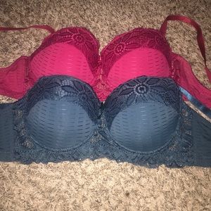 Two lace bras